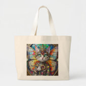 Princess Kitty Cat of the Butterfly Wing Brigade Jumbo Stoffbeutel (Vorne)