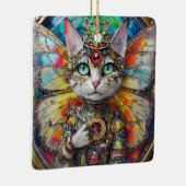 Princess Kitty Cat of the Butterfly Wing Brigade Keramikornament (Rechts)
