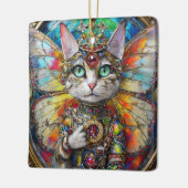 Princess Kitty Cat of the Butterfly Wing Brigade Keramikornament (Links)