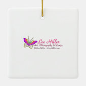 Princess Kitty Cat of the Butterfly Wing Brigade Keramikornament (Rückseite)