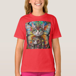 Princess Kitty Cat of the Butterfly Wing Brigade T-Shirt