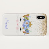 Princess Kitty iPhone X Case (Rückseite (Horizontal))