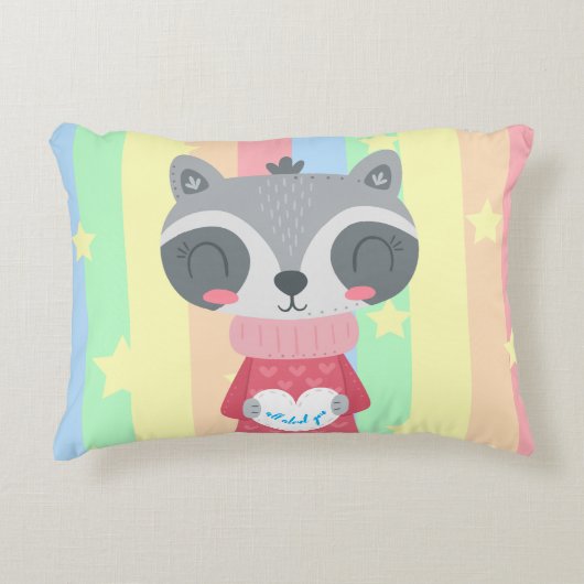 Princess Kitty Kinderzimmer Accent Pillow Dekokissen (Vorderseite)