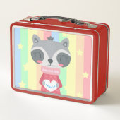 Princess Kitty Metal Lunchbox (Rückseite)