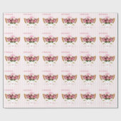 Princess Kitty Personalisiert Wrapping Paper Geschenkpapier (Flach)