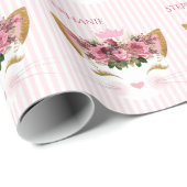Princess Kitty Personalisiert Wrapping Paper Geschenkpapier (Rolleneckpunkt)