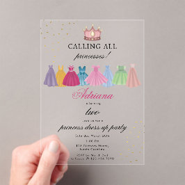 Princess Kleider Märchenkleidung Mädchen zum Gebur Acryleinladungen