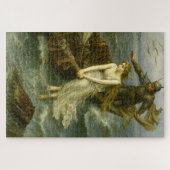 Princess & Knight At Sea Medieval Fantasy Art Puzzle (Horizontal)