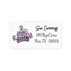 Princess Label "Tiara Gradation" Adressaufkleber