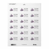 Princess Label "Tiara Gradation" Adressaufkleber (Vorne)