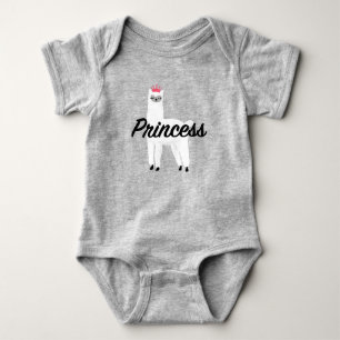 Princess Lama Design - Baby Jersey Bodysuit Strampler