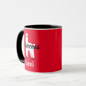 Princess Lama Design - Combo-Tasse Tasse (Vorderseite Links)