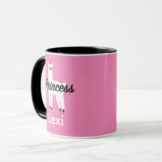 Princess Lama Design - Combo-Tasse Tasse (Vorderseite Links)