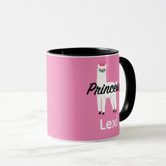 Princess Lama Design - Combo-Tasse Tasse (VorderseiteRechts)