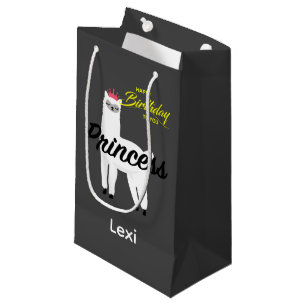 Princess Lama Design - Geschenktasche - Klein Kleine Geschenktüte