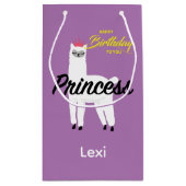 Princess Lama Design - Geschenktasche - Klein Kleine Geschenktüte (Rückseite)