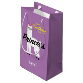 Princess Lama Design - Geschenktasche - Klein Kleine Geschenktüte (Rückseite Schrägansicht)
