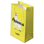 Princess Lama Design - Geschenktasche - Klein Kleine Geschenktüte (Rückseite Schrägansicht)
