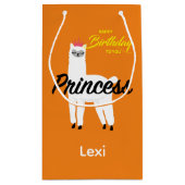 Princess Lama Design - Geschenktasche - Klein Kleine Geschenktüte (Rückseite)