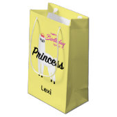 Princess Lama Design - Geschenktasche - Klein Kleine Geschenktüte (Rückseite Schrägansicht)