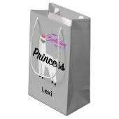 Princess Lama Design - Geschenktasche - Klein Kleine Geschenktüte (Rückseite Schrägansicht)