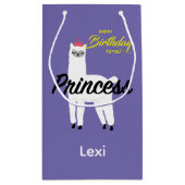 Princess Lama Design - Geschenktasche - Klein Kleine Geschenktüte (Rückseite)