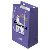 Princess Lama Design - Geschenktasche - Klein Kleine Geschenktüte (Rückseite Schrägansicht)