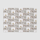 PRINCESS Lettering - Elegant Rich Royal Seidenpapier (Vorderseite)
