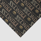 PRINCESS Lettering - Elegant Rich Royal Seidenpapier (Ausschnitt)