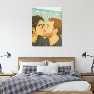 Princess-Liebe Leinwanddruck