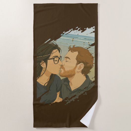 Princess-Liebe Strandtuch (Vorderseite)