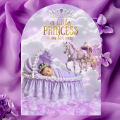 Princess Lila Baby Shower Horriage Einladung