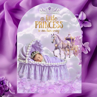 Princess Lila Baby Shower Horriage Einladung