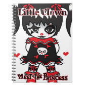 Princess Little Clown-Notebook Notizblock (Vorderseite)