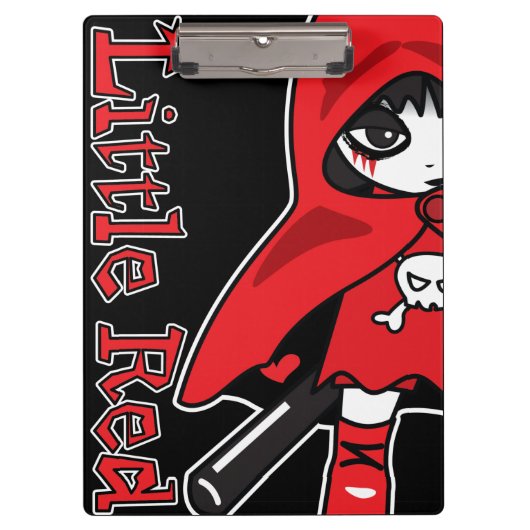 Princess Little Red Klemmbrett (Vorderseite)