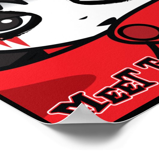 Princess Little Red Poster (Ecke)