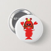 Princess Lobster Button (Vorne & Hinten)