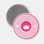 Princess-Logo Magnet (Vorderseite/Rückseite)