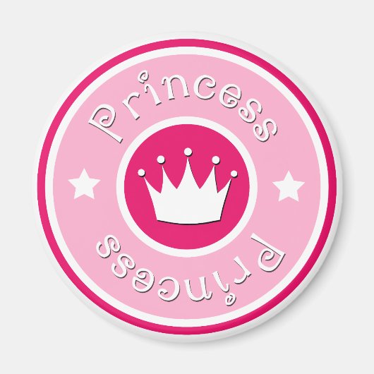 Princess-Logo Magnet (Vorne)