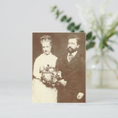 PRINCESS LOUISE of Saxe-Coburg-Gotha & Ehefrau #00 Postkarte (Stehend Vorderseite)