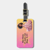 Princess Luggage Tag Gepäckanhänger (Vorderseite vertikal)