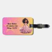 Princess Luggage Tag Gepäckanhänger (Rückseite horizontal)
