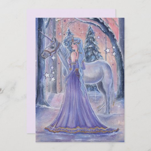 Princess Lumi with Unicorn art By Renee Lavoie (Vorne/Hinten)