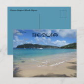 Princess Margaret Beach in Bequia Postkarte (Vorne/Hinten)