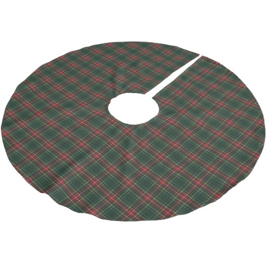 Princess Mary Scottish Tartan Polyester Weihnachtsbaumdecke (Schrägansicht)