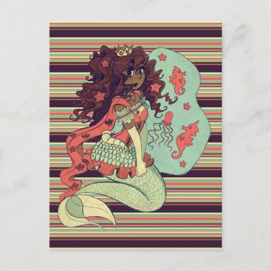 Princess Mermaid Postkarte (Vorderseite)