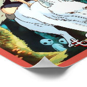 Princess Monoke Animes Poster (Ecke)