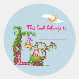 Princess Muffin & Friends Pixel Art Runder Aufkleber