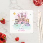 Princess Napkins Fairytale Party Girl Birthday Serviette (Beispiel)