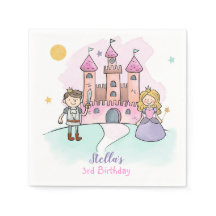 Princess Napkins Fairytale Party Girl Birthday